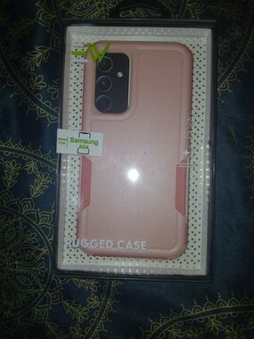 Samsung A54 Pink Rugged Protective Case